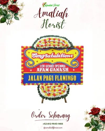 Bunga Papan Congratulation di Dayan Peken